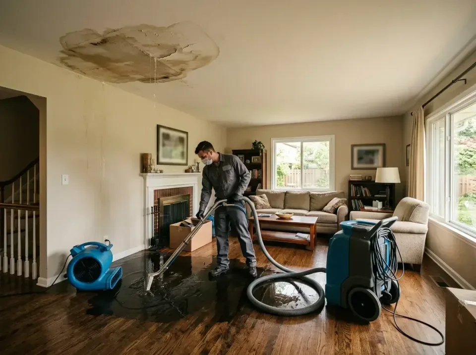 attic-pipe-burst-ceiling-drip-008 — frequently asked questions, Water Damage Restoration & Carpet Care in Olivia, MN